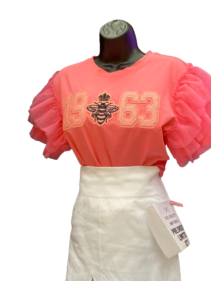 New! Tulle Sleeve 1963 Bee.