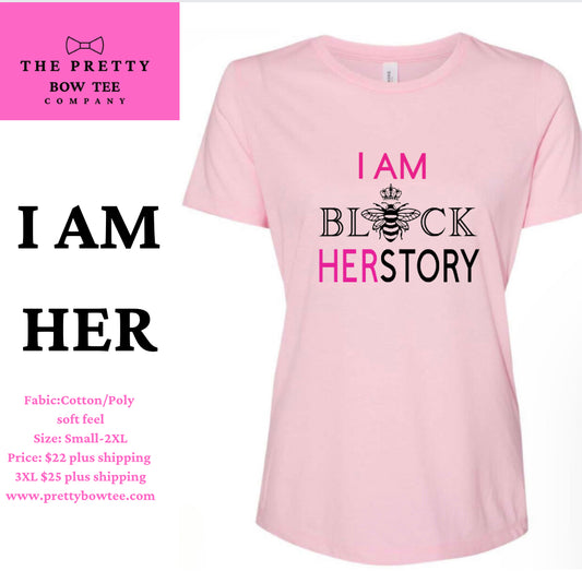 I Am Black HERSTORY Pink