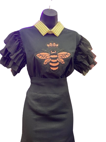 New! Tulle Sleeve Bee. Pre- order for August delivery.